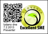 Pridobili smo certifikat Excellent SME!